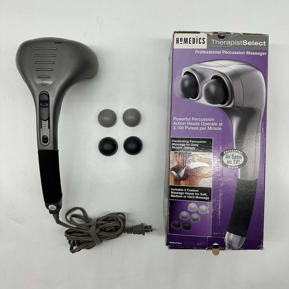 Homedics Therapist Select Professional Percussion Massager w/Box #PA-1 - TESTED!